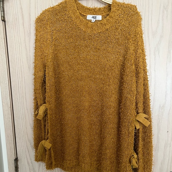 JACK BB DAKOTA sweater 2 bow ties from sides NWOT size S - Picture 2 of 5